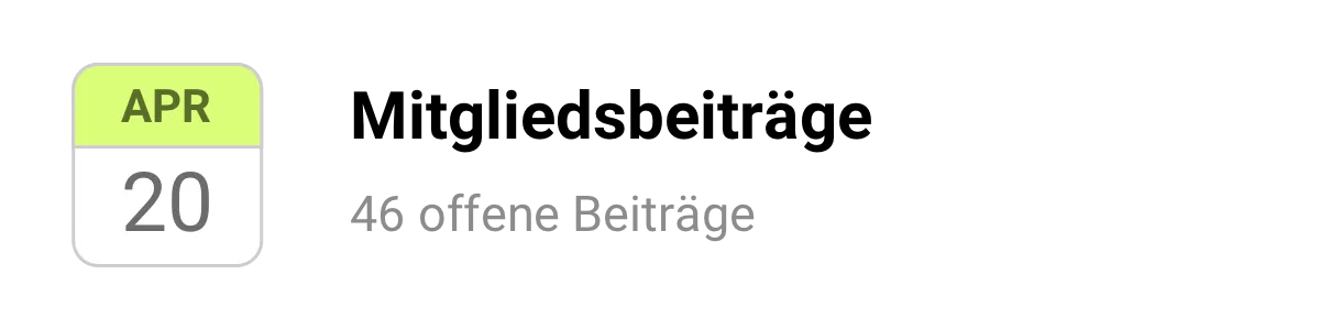 Mitglieder & Beiträge effizient verwalten
