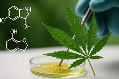 Flavoalkaloide erstmals in Cannabisblättern entdeckt – Neue Studie erklärt ihre Bedeutung