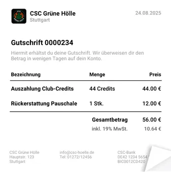 Gutschriften