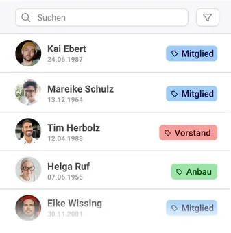Mitgliederverzeichnis