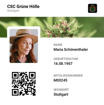 Digitaler Mitgliedsausweis