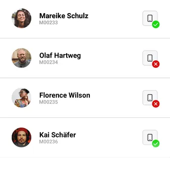 Offline-Mitglieder