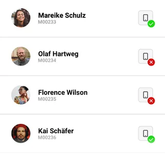 Offline-Mitglieder